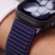 9. Tech-Protect NylonLoop Strap for Apple Watch 44 / 45 / 46 / 49 mm – Navy Blue