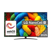 LG NanoCell 65NANO81A3A 65'' 4K Ultra HD WebOS Dolby Digital DVB-T2 Black TV