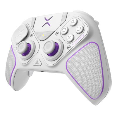 4. PDP 052-002-WH Game Controller Purple, White RF/USB Gamepad Analog/Digital PC, PlayStation 4, PlayStation 5