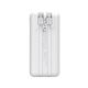 4. Wozinsky WFC-15W 20000mAh 22.5W PD20W Powerbank with Built-in Lightning and USB-C Cables - White