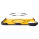 5. Spigen Nano Pop MagSafe iPhone Duo Case - Navy Blue and Yellow