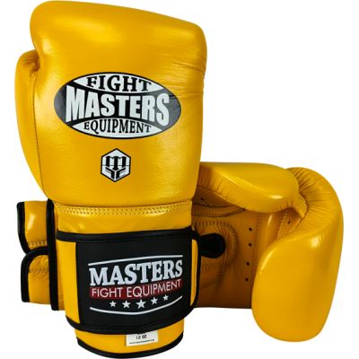 10. RBT-MEX Leather Boxing Gloves 12 oz Yellow