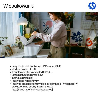 92. HP DeskJet 2922 All-in-One Printer (A24HVB)