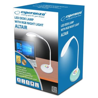 10. Esperanza ALTAIR ELD102 LED desk lamp (1m; Neutral white)