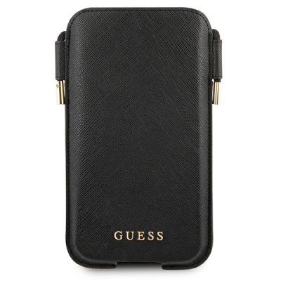 2. Guess Handbag GUHCP12MSAPSBK 6.1" black/black Saffiano