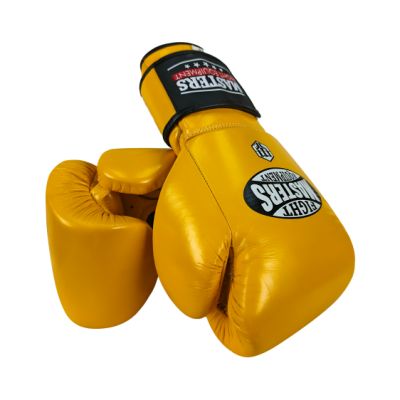 2. RBT-MEX Leather Boxing Gloves 12 oz Yellow