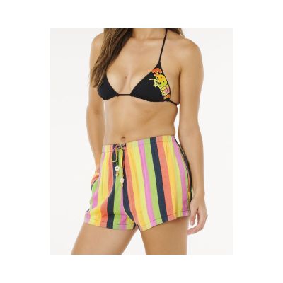 2. RIP CURL Neon Stripe Beach Short women's shorts, multicolor