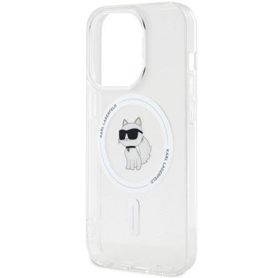 6. Karl Lagerfeld IML Choupette MagSafe case for iPhone 13 Pro Max - transparent