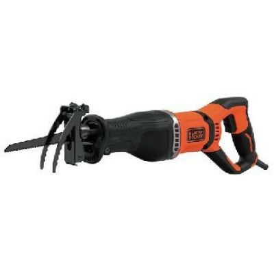 12. Black&Decker BES301-QS Reciprocating Saw 2800spm 750W (1798340) Black, Orange