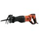 12. Black&Decker BES301-QS Reciprocating Saw 2800spm 750W (1798340) Black, Orange