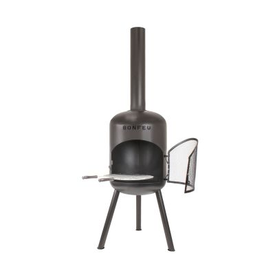 2. Bonfeu Bonbono 4501 garden fireplace black