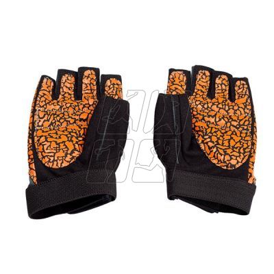 2. Gloves for the gym Oragne / Gray W HMS RST03 rS