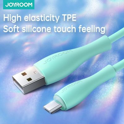 2. Joyroom Bowling Data Cable S-2030M8 USB-A / micro USB 3A 2m - green