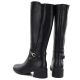5. Women's leather boots with heels, insulated, black, Sergio Leone KZ-13-S