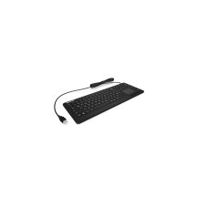 KeySonic KSK-6231 INEL (CH) Industrial USB QWERTZ Swiss Black Keyboard
