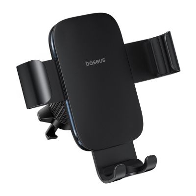 3. Baseus Metal Age 3 Car Phone Holder, Gravity, for Air Vent - Black