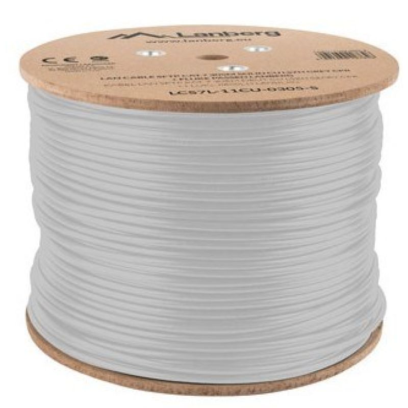 2. Lanberg LCS7L-11CU-0305-S Network Cable White 305m Cat7 S/FTP (S-STP)