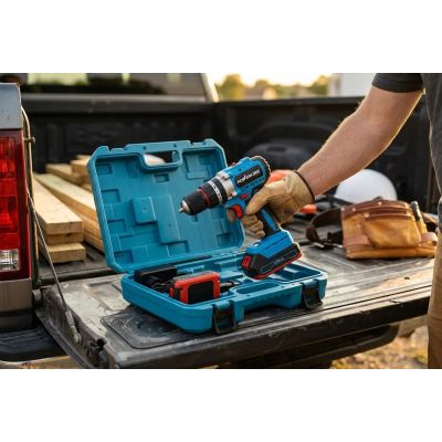 14. EXTRALINK POWERLINK Cordless Drill Driver PWL-CD1002C 10MM 20V 2X1.5AH