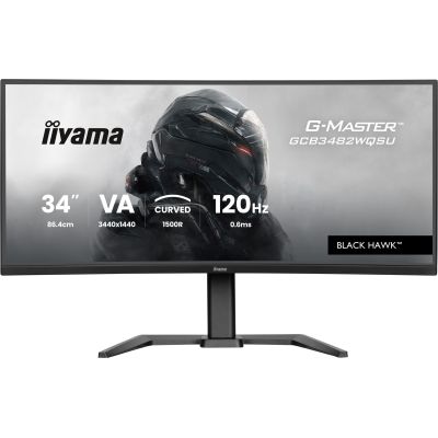 13. IIYAMA monitor 86.4 cm (34") GCB3482WQSU-B1 21:9 2xHDMi+DP+USB-C Curv