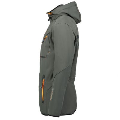 3. Geographical Norway Softshell Jacket Royaute DB 068 M WY8027H/GN/Dark Gray / Orange