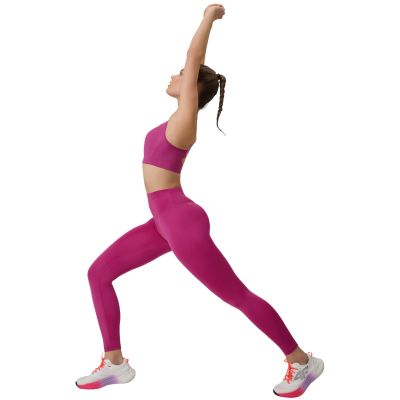 8. Women's leggings 4F FNK F418 pink 4FWSS26TFTIF418 54S