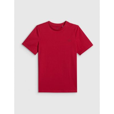 6. Boy's regular plain T-shirt 4F 4FJRSS26TTSHM3598-62S