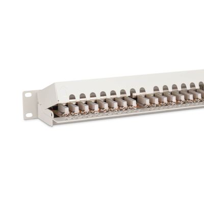 5. Digitus Patch Panel 19'' 24x RJ45, LSA level, cat.6, shielded, 1U, gray, cable guide