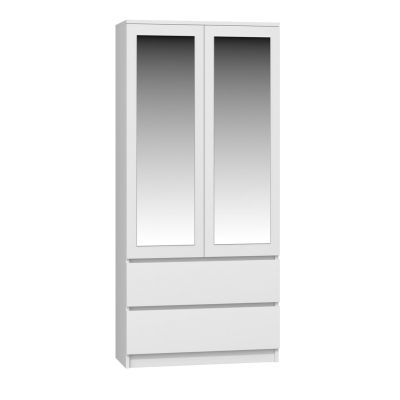 SS-90 WARDROBE MIRROR - WHITE