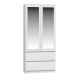 SS-90 WARDROBE MIRROR - WHITE