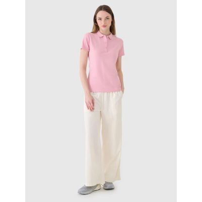 2. Women's slim polo shirt 4F 4FWMM00TPTSF365-56S