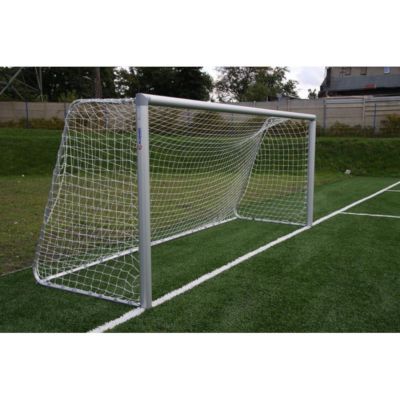 FOOTBALL NET 5x2x0.8x1.5m /PE 3/ NETEX WHITE-RED