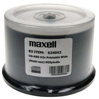 MAXELL CD-R 700MB 50 pcs. 52x80 min, spindle, printable disc