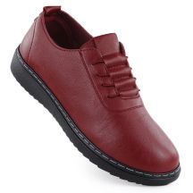 Women's comfortable burgundy shoes UNISOFT 5933