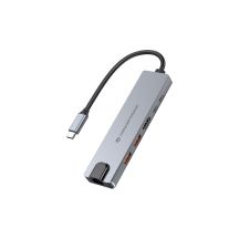 Conceptronic DONN29G Wired Docking Station USB 3.2 Gen 2 (3.1 Gen 2) Type-C Gray