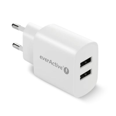 3. EVERACTIVE 2XUSB 2.4A WHITE CHARGER SC-220