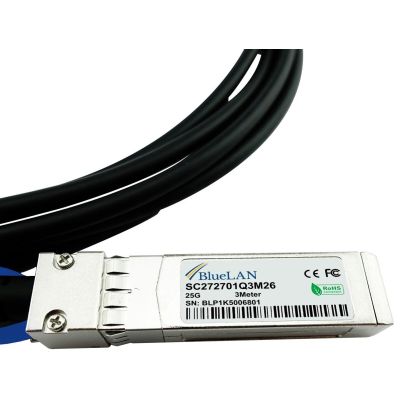 4. BlueOptics SFP-H25G-CU1M-BL InfiniBand/Fiber Optic Cable 1m SFP28 Black