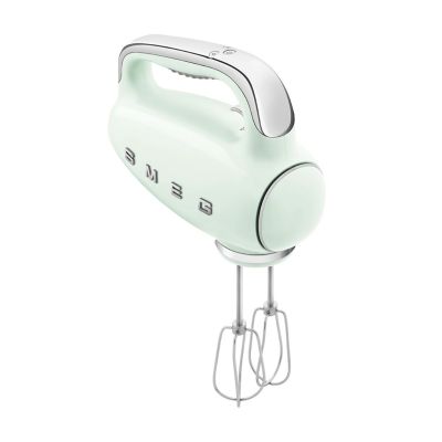 8. Smeg HMF01PGEU Hand Mixer in a Retro 1950s Style. Pastel Green.