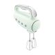 8. Smeg HMF01PGEU Hand Mixer in a Retro 1950s Style. Pastel Green.