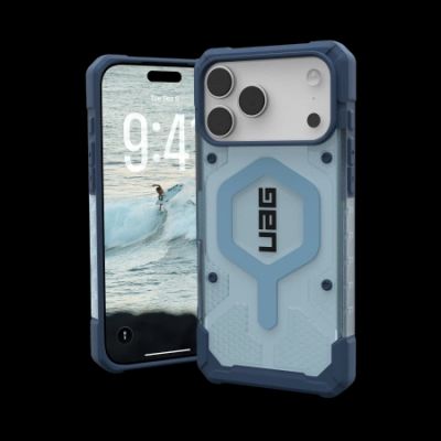 2. UAG Pathfinder Clear MagSafe Bundle Case with Lanyard for iPhone 17 Pro Max - Blue