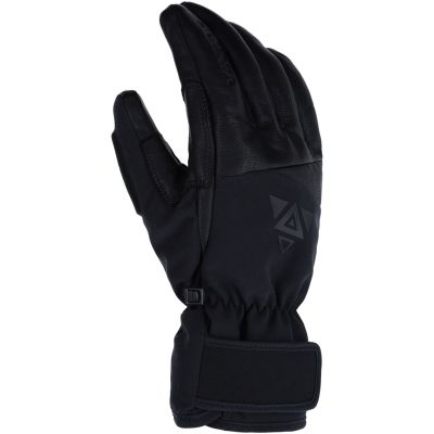Viking Norvik Pro Pipe Adult Ski Gloves Black with Leather 6