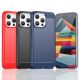 6. Flexible carbon pattern case for iPhone 15 Pro Carbon Case - blue