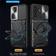 3. Samsung Galaxy A17 4G / A17 5G / A18 / A26 Case with Stand and Sliding Lens Cover - Black