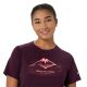 4. ASICS Fujitrail Logo SS Top 2012D432-501 Burgundy L