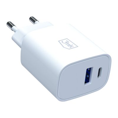 2. 3mk FlowPower 25W 1A1C PD QC4+ Wall Charger - White