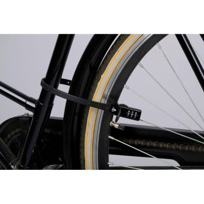 8. BLACK DUNLOP CODE STRAP BIKE LOCK