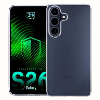 9. 3mk Clear Case for Samsung Galaxy S26 - transparent