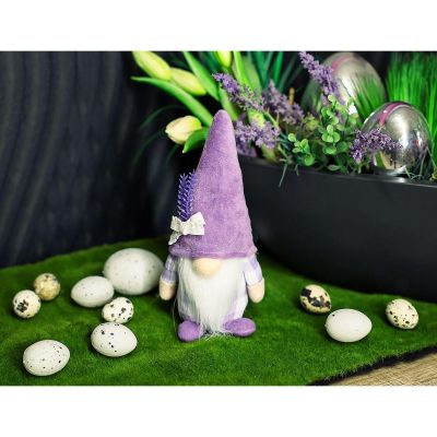 10. gnome lavender boy 20cm spring decoration