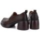 5. Women's brown leather high-heeled shoes D&A S.Barski CR62-3525