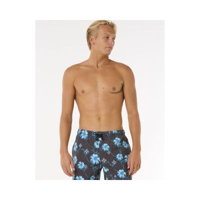3. RIP CURL Surf Revival Floral Volley boardshorts black