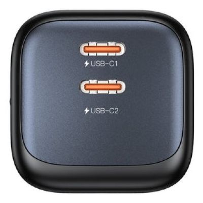 34. UNITEK 2X GAN 45W CHARGING UNIT, 2XUSB-C PD 3.0, QC, BLACK